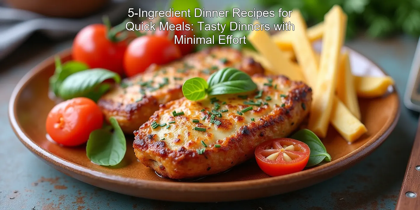 5-Ingredient Dinner Recipes for Quick Meals: Tasty Dinners with Minimal Effort