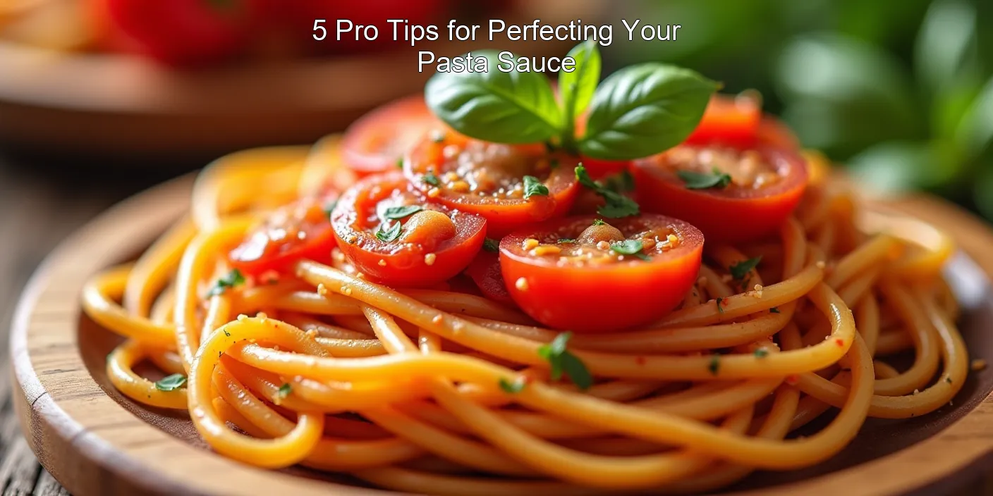 5 Pro Tips for Perfecting Your Pasta Sauce