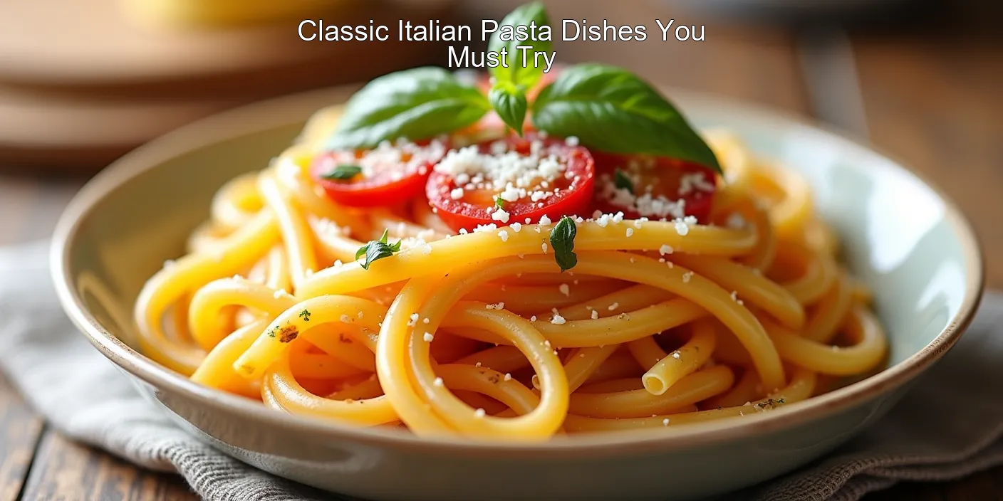 Classic Italian Pasta Dishes You Must Try