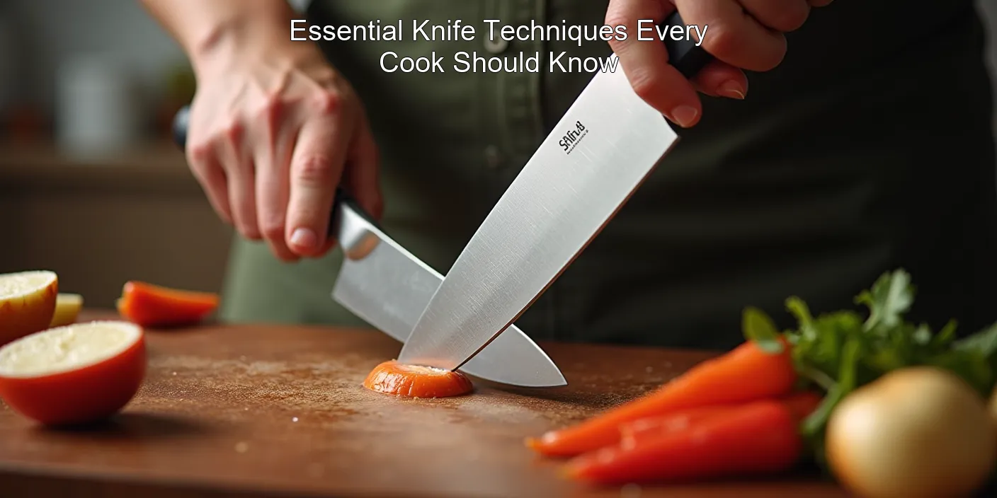 Essential Knife Techniques Every Cook Should Know