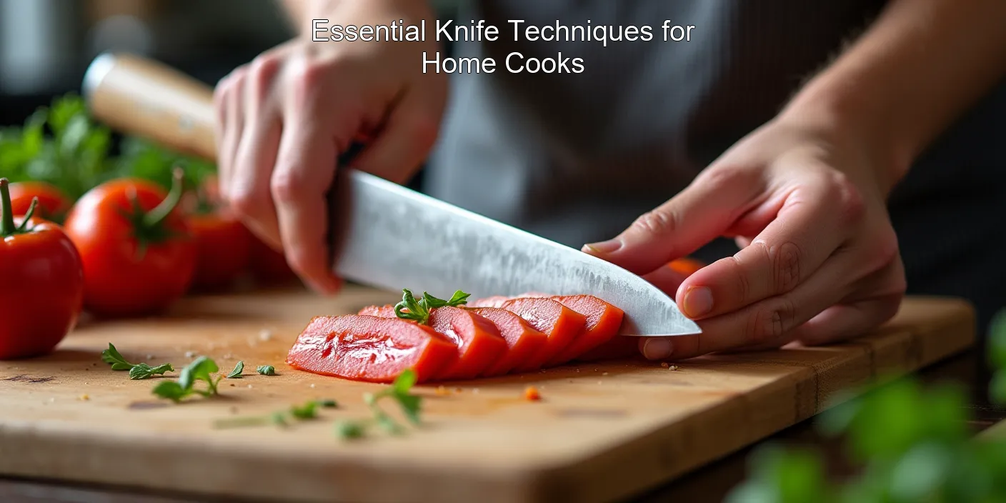 Essential Knife Techniques for Home Cooks