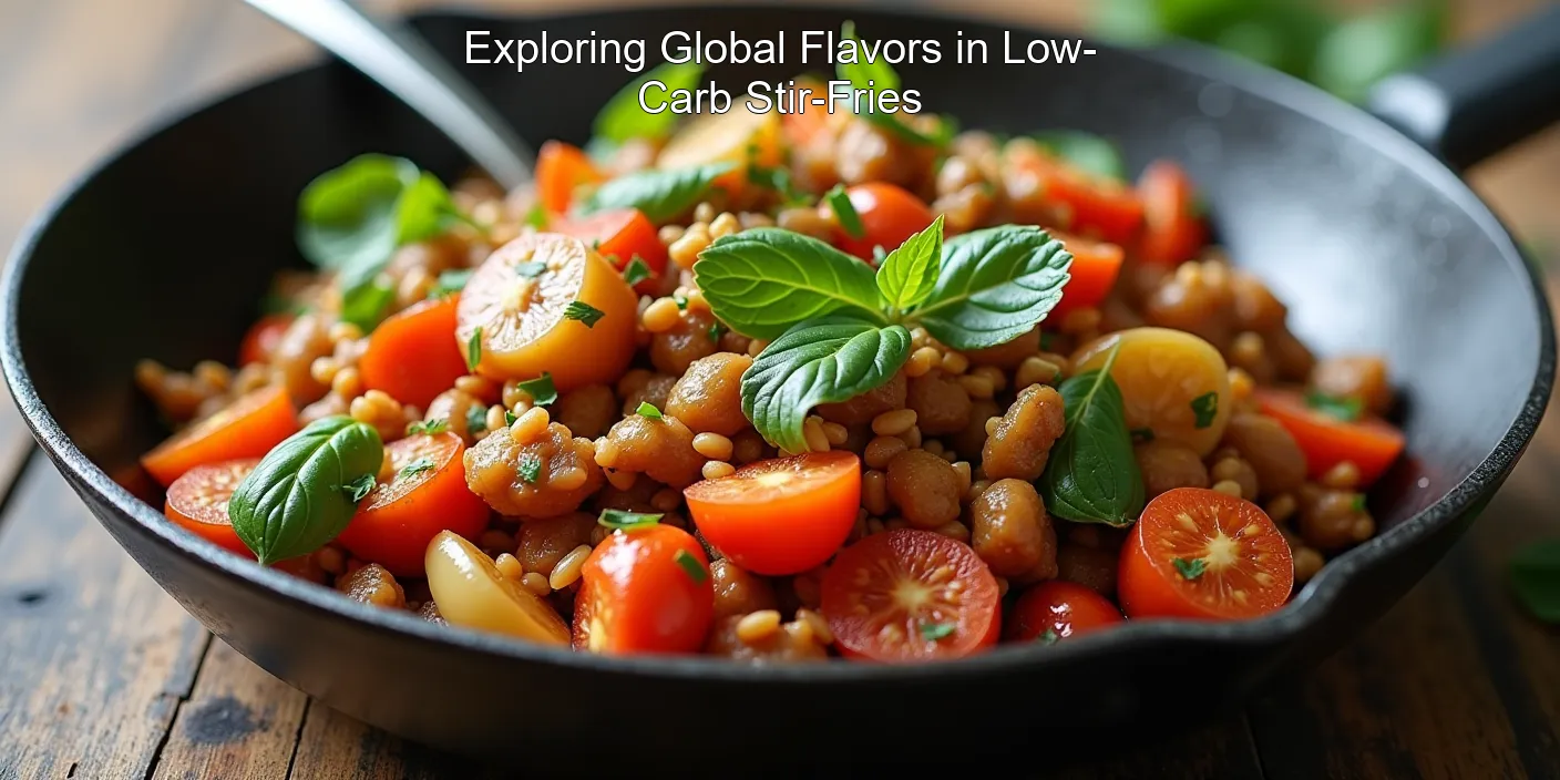 Exploring Global Flavors in Low-Carb Stir-Fries