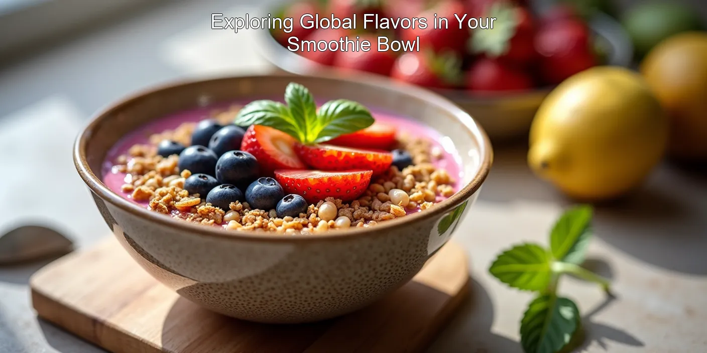 Exploring Global Flavors in Your Smoothie Bowl