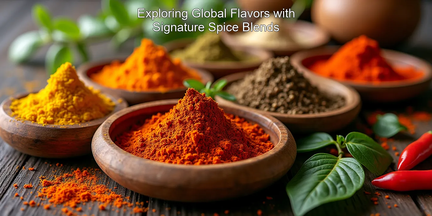 Exploring Global Flavors with Signature Spice Blends