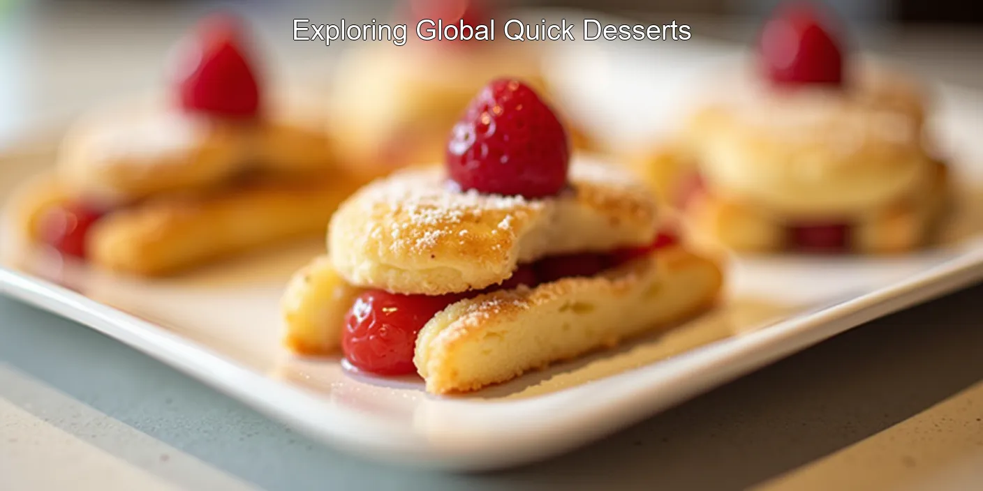 Exploring Global Quick Desserts