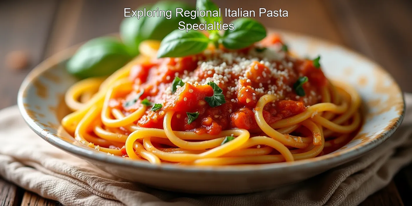 Exploring Regional Italian Pasta Specialties