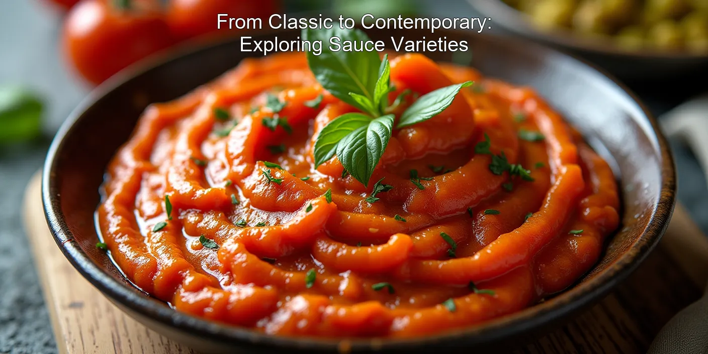 From Classic to Contemporary: Exploring Sauce Varieties