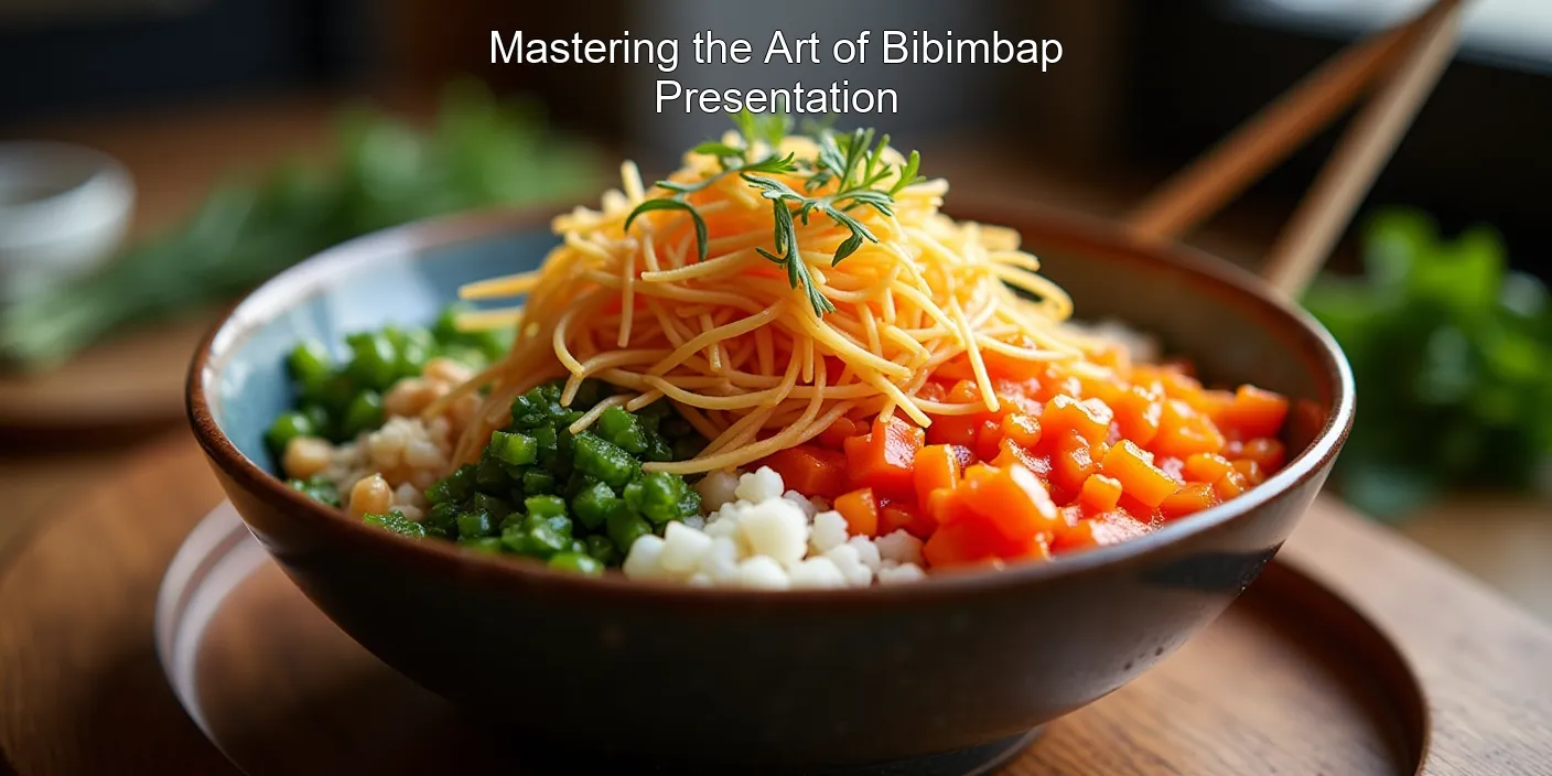 Mastering the Art of Bibimbap Presentation