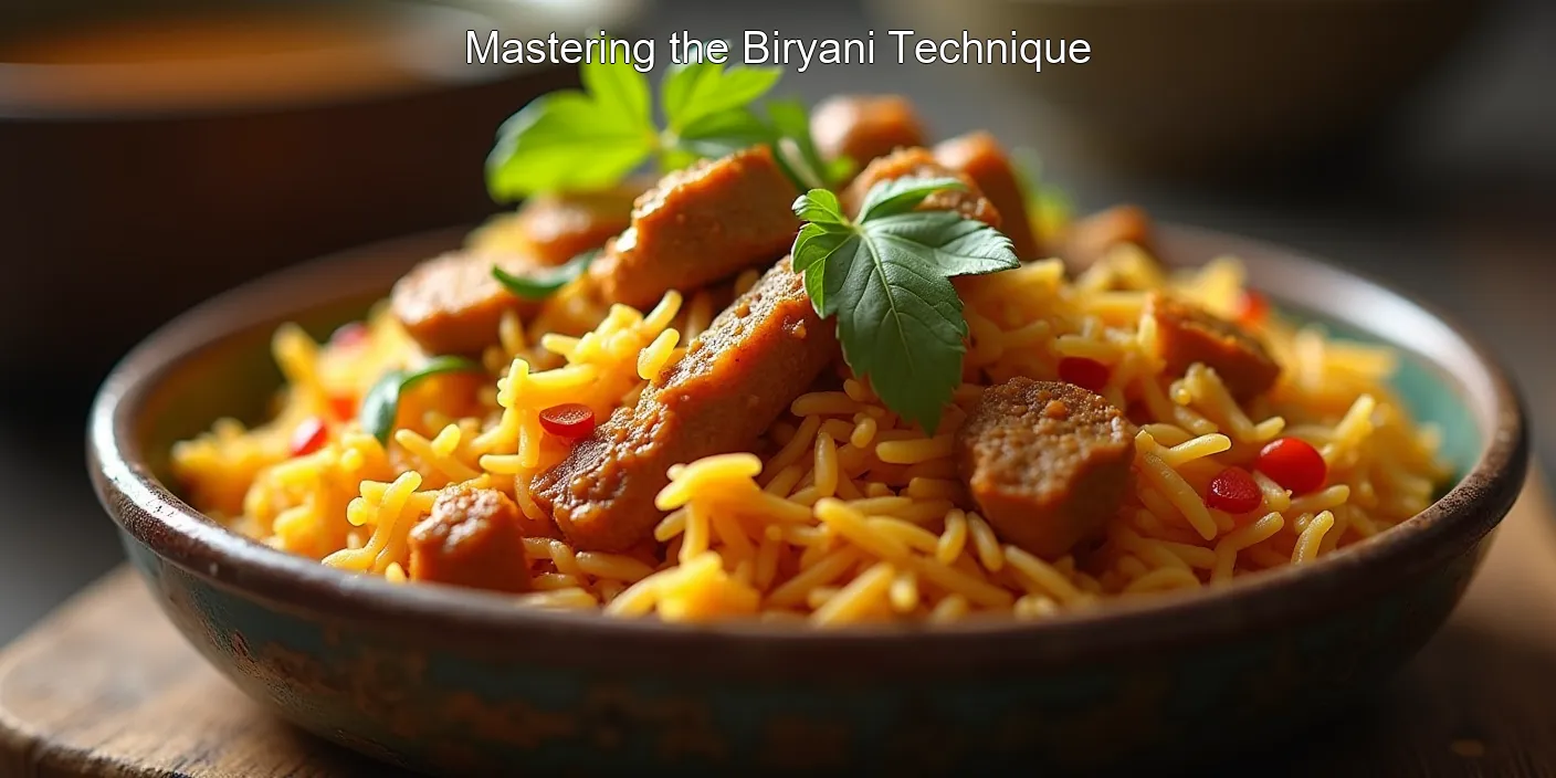 Mastering the Biryani Technique