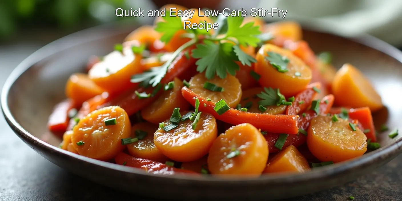 Quick and Easy Low-Carb Stir-Fry Recipe