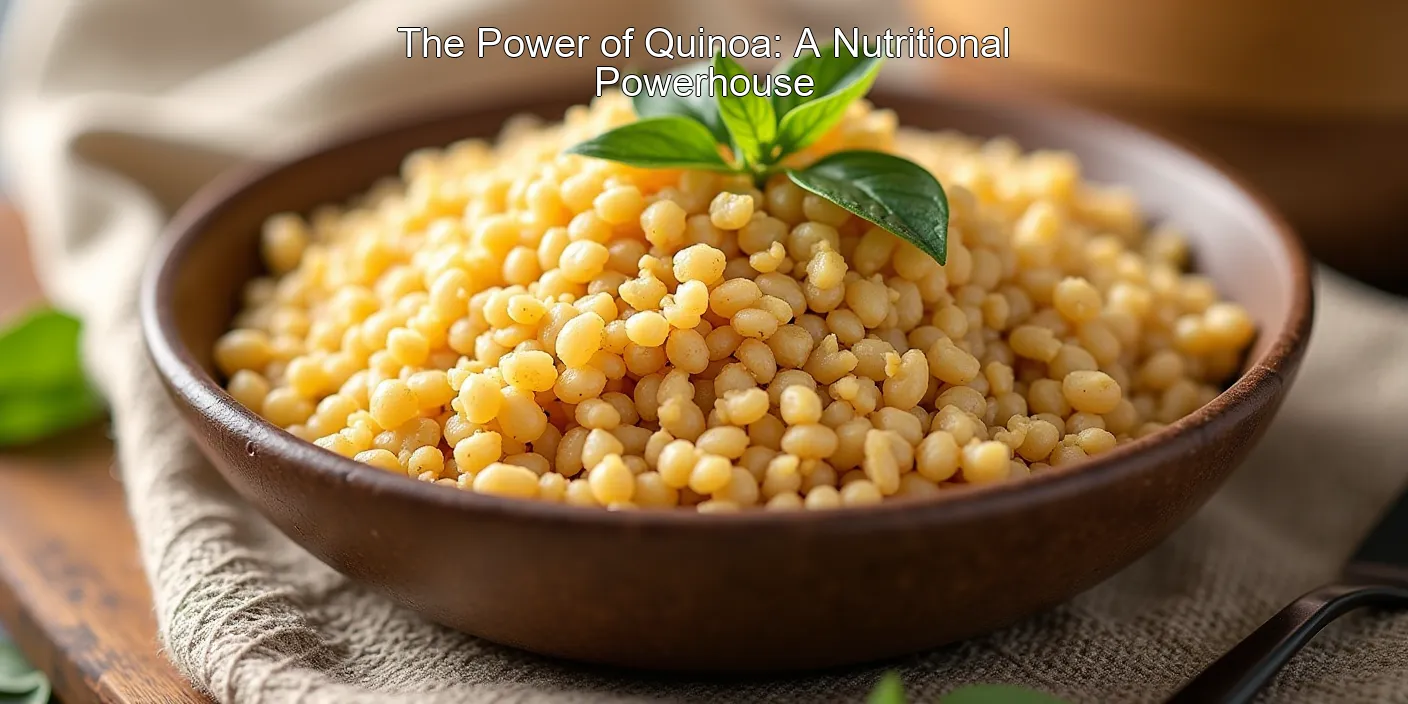 The Power of Quinoa: A Nutritional Powerhouse